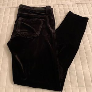 Sneak Peek Velvet Black Pants. Size Large. NWOT